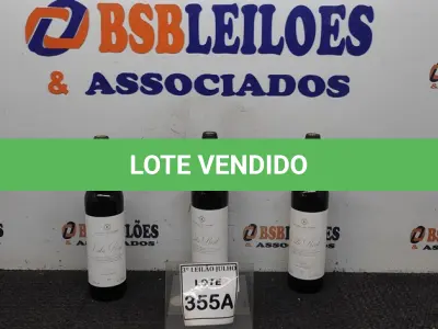 LOTE 355 - 03 GARRAFAS DE VINHO TINTO VALA REAL PORTUGUÊS SAFRA 2019 750ML. (NO ESTADO) ATENÇÃO! FAZER A VISITAÇÃO ANTES DE ARREMATAR, NÃO SABEMOS SE FUNCIONA, LEILÃO NÃO TEM GARANTIA E NEM DEVOLUÇÃO, SUJEITO A POSSÍVEIS AVARIAS VISÍVEIS/OCULTAS E/OU AUSÊNCIA DE COMPONENTES.
