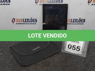 LOTE 055 - 01 TABLET COM CASE MARCA POSITIVO. (NO ESTADO) ATENÇÃO! FAZER A VISITAÇÃO ANTES DE ARREMATAR, NÃO SABEMOS SE FUNCIONA. LEILÃO NÃO TEM GARANTIA E NEM DEVOLUÇÃO, SUJEITO A POSSÍVEIS AVARIAS VISÍVEIS/OCULTAS E/OU AUSÊNCIA DE COMPONENTES.