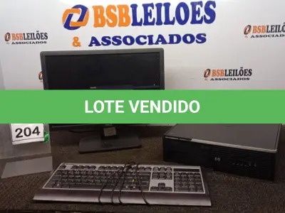 LOTE 204 - 01 COMPUTADOR. (NO ESTADO) ATENÇÃO! FAZER A VISITAÇÃO ANTES DE ARREMATAR, NÃO SABEMOS SE FUNCIONA. LEILÃO NÃO TEM GARANTIA E NEM DEVOLUÇÃO, SUJEITO A POSSÍVEIS AVARIAS VISÍVEIS/OCULTAS E/OU AUSÊNCIA DE COMPONENTES.