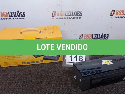 LOTE 118 - 01 SCANER I940 MARCA KODAK. (NO ESTADO) ATENÇÃO! FAZER A VISITAÇÃO ANTES DE ARREMATAR, NÃO SABEMOS SE FUNCIONA. LEILÃO NÃO TEM GARANTIA E NEM DEVOLUÇÃO, SUJEITO A POSSÍVEIS AVARIAS VISÍVEIS/OCULTAS E/OU AUSÊNCIA DE COMPONENTES.