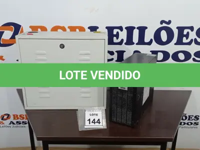 LOTE 144 - 01 QUADRO DE DISTRIBUIÇÃO E 01 NOBREAK MARCA SMS. (NO ESTADO) ATENÇÃO! FAZER A VISITAÇÃO ANTES DE ARREMATAR, NÃO SABEMOS SE FUNCIONA. LEILÃO NÃO TEM GARANTIA E NEM DEVOLUÇÃO, SUJEITO A POSSÍVEIS AVARIAS VISÍVEIS/OCULTAS E/OU AUSÊNCIA DE COMPONENTES.