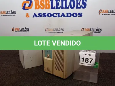 LOTE 187 - 01 NOBREAK E 01 FONTE DE ENERGIA. (NO ESTADO) ATENÇÃO! FAZER A VISITAÇÃO ANTES DE ARREMATAR, NÃO SABEMOS SE FUNCIONA. LEILÃO NÃO TEM GARANTIA E NEM DEVOLUÇÃO, SUJEITO A POSSÍVEIS AVARIAS VISÍVEIS/OCULTAS E/OU AUSÊNCIA DE COMPONENTES.