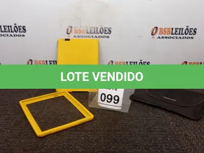 LOTE 099 - 01 TABLET COM CASE MARCA POSITIVO. (NO ESTADO) ATENÇÃO! FAZER A VISITAÇÃO ANTES DE ARREMATAR, NÃO SABEMOS SE FUNCIONA. LEILÃO NÃO TEM GARANTIA E NEM DEVOLUÇÃO, SUJEITO A POSSÍVEIS AVARIAS VISÍVEIS/OCULTAS E/OU AUSÊNCIA DE COMPONENTES.