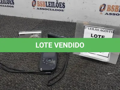 LOTE 053 - 02 CÂMERAS DE FOTOGRÁFICAS E 01 CÂMERA DE VÍDEO DE BOLSO. (NO ESTADO) ATENÇÃO! FAZER A VISITAÇÃO ANTES DE ARREMATAR, NÃO SABEMOS SE FUNCIONA. LEILÃO NÃO TEM GARANTIA E NEM DEVOLUÇÃO, SUJEITO A POSSÍVEIS AVARIAS VISÍVEIS/OCULTAS E/OU AUSÊNCIA DE COMPONENTES.