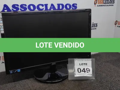 LOTE 049 - 01 MONITOR MARCA AOC. (NO ESTADO) ATENÇÃO! FAZER A VISITAÇÃO ANTES DE ARREMATAR, NÃO SABEMOS SE FUNCIONA. LEILÃO NÃO TEM GARANTIA E NEM DEVOLUÇÃO, SUJEITO A POSSÍVEIS AVARIAS VISÍVEIS/OCULTAS E/OU AUSÊNCIA DE COMPONENTES.