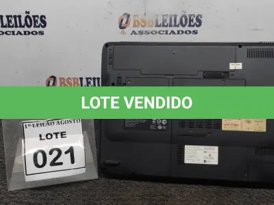 LOTE 021 - 01 NOTEBOOK MARCA ACER. (NO ESTADO) ATENÇÃO! FAZER A VISITAÇÃO ANTES DE ARREMATAR, NÃO SABEMOS SE FUNCIONA. LEILÃO NÃO TEM GARANTIA E NEM DEVOLUÇÃO, SUJEITO A POSSÍVEIS AVARIAS VISÍVEIS/OCULTAS E/OU AUSÊNCIA DE COMPONENTES.