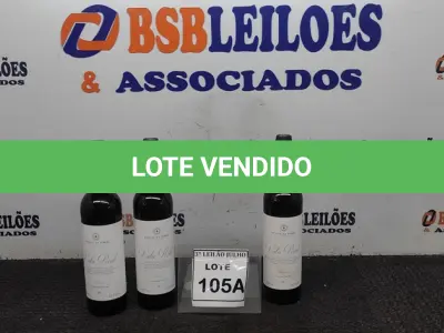 LOTE 105 - 03 GARRAFAS DE VINHO TINTO VALA REAL PORTUGUÊS SAFRA 2019 750ML. (NO ESTADO) ATENÇÃO! FAZER A VISITAÇÃO ANTES DE ARREMATAR, NÃO SABEMOS SE FUNCIONA, LEILÃO NÃO TEM GARANTIA E NEM DEVOLUÇÃO, SUJEITO A POSSÍVEIS AVARIAS VISÍVEIS/OCULTAS E/OU AUSÊNCIA DE COMPONENTES.
