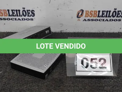 LOTE 052 - 02 MINIS PC MARCA HP. (NO ESTADO) ATENÇÃO! FAZER A VISITAÇÃO ANTES DE ARREMATAR, NÃO SABEMOS SE FUNCIONA. LEILÃO NÃO TEM GARANTIA E NEM DEVOLUÇÃO, SUJEITO A POSSÍVEIS AVARIAS VISÍVEIS/OCULTAS E/OU AUSÊNCIA DE COMPONENTES.