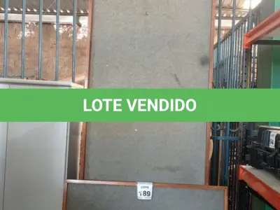 LOTE 189 - 01 MURAL DE 3.00X0.80 E 01 MURAL DE 1.00X1.00. (NO ESTADO) ATENÇÃO! FAZER A VISITAÇÃO ANTES DE ARREMATAR, NÃO SABEMOS SE FUNCIONA. LEILÃO NÃO TEM GARANTIA E NEM DEVOLUÇÃO, SUJEITO A POSSÍVEIS AVARIAS VISÍVEIS/OCULTAS E/OU AUSÊNCIA DE COMPONENTES.