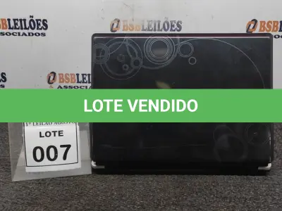 LOTE 007 - 01 NOTEBOOK MARCA IATUTEC. (NO ESTADO) ATENÇÃO! FAZER A VISITAÇÃO ANTES DE ARREMATAR, NÃO SABEMOS SE FUNCIONA. LEILÃO NÃO TEM GARANTIA E NEM DEVOLUÇÃO, SUJEITO A POSSÍVEIS AVARIAS VISÍVEIS/OCULTAS E/OU AUSÊNCIA DE COMPONENTES.