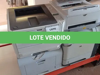 LOTE 185 - 04 IMPRESSORAS DE MARCAS E MODELOS DIVERSOS. (NO ESTADO) ATENÇÃO! FAZER A VISITAÇÃO ANTES DE ARREMATAR, NÃO SABEMOS SE FUNCIONA. LEILÃO NÃO TEM GARANTIA E NEM DEVOLUÇÃO, SUJEITO A POSSÍVEIS AVARIAS VISÍVEIS/OCULTAS E/OU AUSÊNCIA DE COMPONENTES.