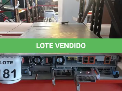 LOTE 181 - 01 SERVIDOR. (NO ESTADO) ATENÇÃO! FAZER A VISITAÇÃO ANTES DE ARREMATAR, NÃO SABEMOS SE FUNCIONA. LEILÃO NÃO TEM GARANTIA E NEM DEVOLUÇÃO, SUJEITO A POSSÍVEIS AVARIAS VISÍVEIS/OCULTAS E/OU AUSÊNCIA DE COMPONENTES.