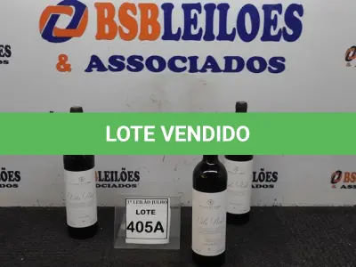 LOTE 405 - 03 GARRAFAS DE VINHO TINTO VALA REAL PORTUGUÊS SAFRA 2019 750ML. (NO ESTADO) ATENÇÃO! FAZER A VISITAÇÃO ANTES DE ARREMATAR, NÃO SABEMOS SE FUNCIONA, LEILÃO NÃO TEM GARANTIA E NEM DEVOLUÇÃO, SUJEITO A POSSÍVEIS AVARIAS VISÍVEIS/OCULTAS E/OU AUSÊNCIA DE COMPONENTES.