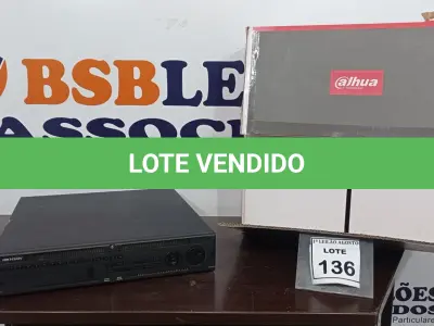 LOTE 136 - 01 VÍDEO RECORDER MARCA AJHUA NA CAIXA. (NO ESTADO) ATENÇÃO! FAZER A VISITAÇÃO ANTES DE ARREMATAR, NÃO SABEMOS SE FUNCIONA. LEILÃO NÃO TEM GARANTIA E NEM DEVOLUÇÃO, SUJEITO A POSSÍVEIS AVARIAS VISÍVEIS/OCULTAS E/OU AUSÊNCIA DE COMPONENTES.