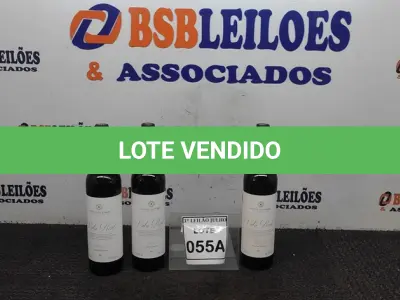 LOTE 055 - 03 GARRAFAS DE VINHO TINTO VALA REAL PORTUGUÊS SAFRA 2019 750ML. (NO ESTADO) ATENÇÃO! FAZER A VISITAÇÃO ANTES DE ARREMATAR, NÃO SABEMOS SE FUNCIONA, LEILÃO NÃO TEM GARANTIA E NEM DEVOLUÇÃO, SUJEITO A POSSÍVEIS AVARIAS VISÍVEIS/OCULTAS E/OU AUSÊNCIA DE COMPONENTES.