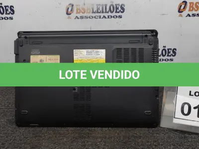 LOTE 011 - 01 NOTEBOOK MARCA CCE. (NO ESTADO) ATENÇÃO! FAZER A VISITAÇÃO ANTES DE ARREMATAR, NÃO SABEMOS SE FUNCIONA. LEILÃO NÃO TEM GARANTIA E NEM DEVOLUÇÃO, SUJEITO A POSSÍVEIS AVARIAS VISÍVEIS/OCULTAS E/OU AUSÊNCIA DE COMPONENTES.