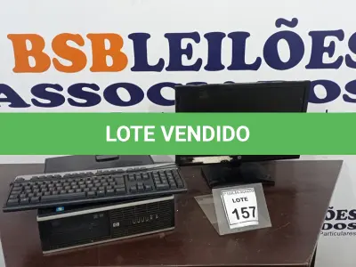 LOTE 157 - 01 COMPUTADOR MARCA HP. (NO ESTADO) ATENÇÃO! FAZER A VISITAÇÃO ANTES DE ARREMATAR, NÃO SABEMOS SE FUNCIONA. LEILÃO NÃO TEM GARANTIA E NEM DEVOLUÇÃO, SUJEITO A POSSÍVEIS AVARIAS VISÍVEIS/OCULTAS E/OU AUSÊNCIA DE COMPONENTES.