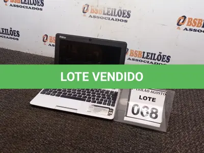 LOTE 068 - 01 NETBOOK MARCA PHILCO. (NO ESTADO) ATENÇÃO! FAZER A VISITAÇÃO ANTES DE ARREMATAR, NÃO SABEMOS SE FUNCIONA. LEILÃO NÃO TEM GARANTIA E NEM DEVOLUÇÃO, SUJEITO A POSSÍVEIS AVARIAS VISÍVEIS/OCULTAS E/OU AUSÊNCIA DE COMPONENTES.