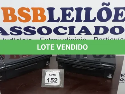 LOTE 152 - 02 IMPRESSORAS TX410 EPSON. (NO ESTADO) ATENÇÃO! FAZER A VISITAÇÃO ANTES DE ARREMATAR, NÃO SABEMOS SE FUNCIONA, LEILÃO NÃO TEM GARANTIA E NEM DEVOLUÇÃO, SUJEITO A POSSÍVEIS AVARIAS VISÍVEIS/OCULTAS E/OU AUSÊNCIA DE COMPONENTES.