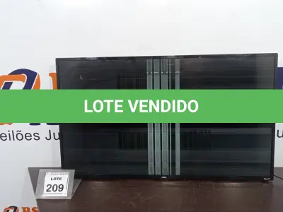 LOTE 209 - 01 SMART TV LED 43’’ MARCA AOC. (NO ESTADO) ATENÇÃO! FAZER A VISITAÇÃO ANTES DE ARREMATAR, NÃO SABEMOS SE FUNCIONA, LEILÃO NÃO TEM GARANTIA E NEM DEVOLUÇÃO, SUJEITO A POSSÍVEIS AVARIAS VISÍVEIS/OCULTAS E/OU AUSÊNCIA DE COMPONENTES.