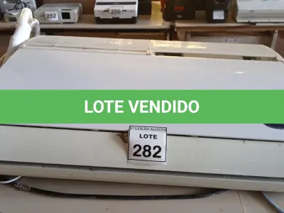 LOTE 282 - 01 EVAPORADORA MARCA CARRIER. (NO ESTADO) ATENÇÃO! FAZER A VISITAÇÃO ANTES DE ARREMATAR, NÃO SABEMOS SE FUNCIONA, LEILÃO NÃO TEM GARANTIA E NEM DEVOLUÇÃO, SUJEITO A POSSÍVEIS AVARIAS VISÍVEIS/OCULTAS E/OU AUSÊNCIA DE COMPONENTES.