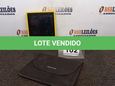 LOTE 102 - 01 TABLET COM CASE MARCA POSITIVO. (NO ESTADO) ATENÇÃO! FAZER A VISITAÇÃO ANTES DE ARREMATAR, NÃO SABEMOS SE FUNCIONA. LEILÃO NÃO TEM GARANTIA E NEM DEVOLUÇÃO, SUJEITO A POSSÍVEIS AVARIAS VISÍVEIS/OCULTAS E/OU AUSÊNCIA DE COMPONENTES.