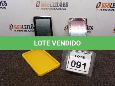 LOTE 091 - 02 TABLETS MARCA CCE. (NO ESTADO) ATENÇÃO! FAZER A VISITAÇÃO ANTES DE ARREMATAR, NÃO SABEMOS SE FUNCIONA. LEILÃO NÃO TEM GARANTIA E NEM DEVOLUÇÃO, SUJEITO A POSSÍVEIS AVARIAS VISÍVEIS/OCULTAS E/OU AUSÊNCIA DE COMPONENTES.
