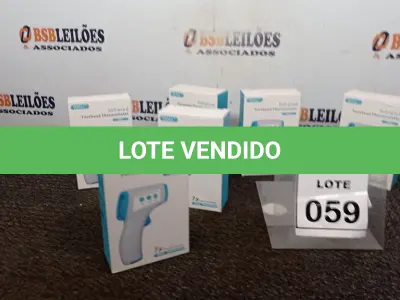 LOTE 059 - 06 TERMÔMETROS DIGITAIS INFRAVERMELHOS. (NO ESTADO) ATENÇÃO! FAZER A VISITAÇÃO ANTES DE ARREMATAR, NÃO SABEMOS SE FUNCIONA. LEILÃO NÃO TEM GARANTIA E NEM DEVOLUÇÃO, SUJEITO A POSSÍVEIS AVARIAS VISÍVEIS/OCULTAS E/OU AUSÊNCIA DE COMPONENTES.