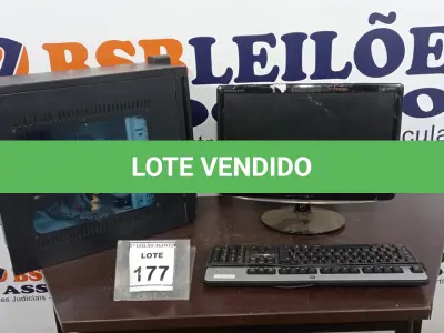 LOTE 177 - 01 COMPUTADOR. (NO ESTADO) ATENÇÃO! FAZER A VISITAÇÃO ANTES DE ARREMATAR, NÃO SABEMOS SE FUNCIONA. LEILÃO NÃO TEM GARANTIA E NEM DEVOLUÇÃO, SUJEITO A POSSÍVEIS AVARIAS VISÍVEIS/OCULTAS E/OU AUSÊNCIA DE COMPONENTES.