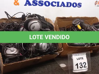 LOTE 132 - 01 LOTE COM VÁRIAS LEITORAS DE CÓDIGO DE BARRAS E FONES DE OUVIDOS DIVERSOS. (NO ESTADO) ATENÇÃO! FAZER A VISITAÇÃO ANTES DE ARREMATAR, NÃO SABEMOS SE FUNCIONA, LEILÃO NÃO TEM GARANTIA E NEM DEVOLUÇÃO, SUJEITO A POSSÍVEIS AVARIAS VISÍVEIS/OCULTAS E/OU AUSÊNCIA DE COMPONENTES.