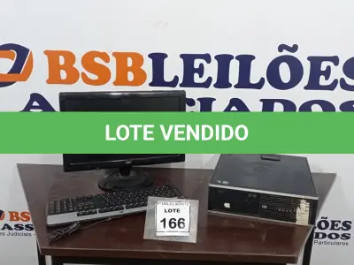 LOTE 166 - 01 COMPUTADOR. (NO ESTADO) ATENÇÃO! FAZER A VISITAÇÃO ANTES DE ARREMATAR, NÃO SABEMOS SE FUNCIONA. LEILÃO NÃO TEM GARANTIA E NEM DEVOLUÇÃO, SUJEITO A POSSÍVEIS AVARIAS VISÍVEIS/OCULTAS E/OU AUSÊNCIA DE COMPONENTES.