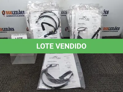 LOTE 301 - 25 PROTETORES FACIAL STEELFLEX STF-PFS50. (NO ESTADO) ATENÇÃO! FAZER A VISITAÇÃO ANTES DE ARREMATAR, NÃO SABEMOS SE FUNCIONA, LEILÃO NÃO TEM GARANTIA E NEM DEVOLUÇÃO, SUJEITO A POSSÍVEIS AVARIAS VISÍVEIS/OCULTAS E/OU AUSÊNCIA DE COMPONENTES.