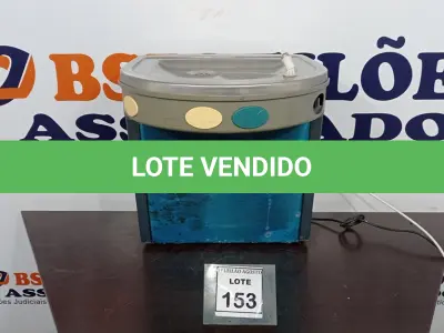 LOTE 153 - 01 BEBEDOURO EM INOX. (NO ESTADO) ATENÇÃO! FAZER A VISITAÇÃO ANTES DE ARREMATAR, NÃO SABEMOS SE FUNCIONA. LEILÃO NÃO TEM GARANTIA E NEM DEVOLUÇÃO, SUJEITO A POSSÍVEIS AVARIAS VISÍVEIS/OCULTAS E/OU AUSÊNCIA DE COMPONENTES.