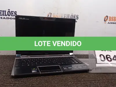 LOTE 064 - 01 NETBOOK MARCA ASUS. (NO ESTADO) ATENÇÃO! FAZER A VISITAÇÃO ANTES DE ARREMATAR, NÃO SABEMOS SE FUNCIONA. LEILÃO NÃO TEM GARANTIA E NEM DEVOLUÇÃO, SUJEITO A POSSÍVEIS AVARIAS VISÍVEIS/OCULTAS E/OU AUSÊNCIA DE COMPONENTES.