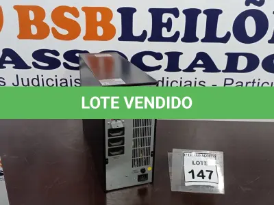 LOTE 147 - 01 NOBREAK MARCA SMS. (NO ESTADO) ATENÇÃO! FAZER A VISITAÇÃO ANTES DE ARREMATAR, NÃO SABEMOS SE FUNCIONA. LEILÃO NÃO TEM GARANTIA E NEM DEVOLUÇÃO, SUJEITO A POSSÍVEIS AVARIAS VISÍVEIS/OCULTAS E/OU AUSÊNCIA DE COMPONENTES.