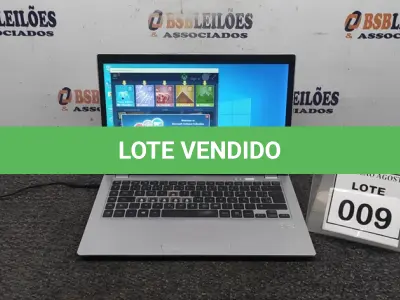 LOTE 009 - 01 NOTEBOOK MARCA LG. (NO ESTADO) ATENÇÃO! FAZER A VISITAÇÃO ANTES DE ARREMATAR, NÃO SABEMOS SE FUNCIONA. LEILÃO NÃO TEM GARANTIA E NEM DEVOLUÇÃO, SUJEITO A POSSÍVEIS AVARIAS VISÍVEIS/OCULTAS E/OU AUSÊNCIA DE COMPONENTES.