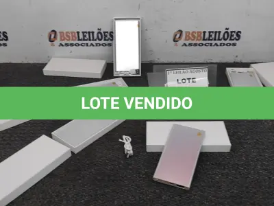 LOTE 015 - 05 BATERIAS EXTERNAS. (NO ESTADO) ATENÇÃO! FAZER A VISITAÇÃO ANTES DE ARREMATAR, NÃO SABEMOS SE FUNCIONA. LEILÃO NÃO TEM GARANTIA E NEM DEVOLUÇÃO, SUJEITO A POSSÍVEIS AVARIAS VISÍVEIS/OCULTAS E/OU AUSÊNCIA DE COMPONENTES.