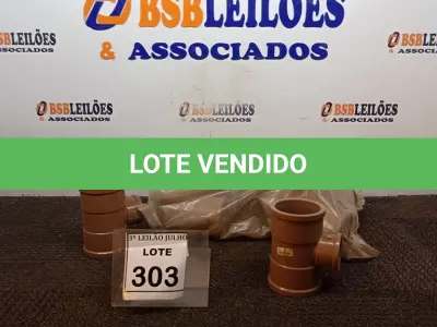 LOTE 303 - 10 TÊ-SOL 75-50 MARCA KRONA. (NO ESTADO) ATENÇÃO! FAZER A VISITAÇÃO ANTES DE ARREMATAR, NÃO SABEMOS SE FUNCIONA. LEILÃO NÃO TEM GARANTIA E NEM DEVOLUÇÃO, SUJEITO A POSSÍVEIS AVARIAS VISÍVEIS/OCULTAS E/OU AUSÊNCIA DE COMPONENTES.