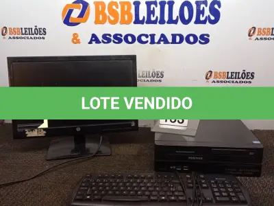 LOTE 133 - 01 COMPUTADOR. (NO ESTADO) ATENÇÃO! FAZER A VISITAÇÃO ANTES DE ARREMATAR, NÃO SABEMOS SE FUNCIONA. LEILÃO NÃO TEM GARANTIA E NEM DEVOLUÇÃO, SUJEITO A POSSÍVEIS AVARIAS VISÍVEIS/OCULTAS E/OU AUSÊNCIA DE COMPONENTES.