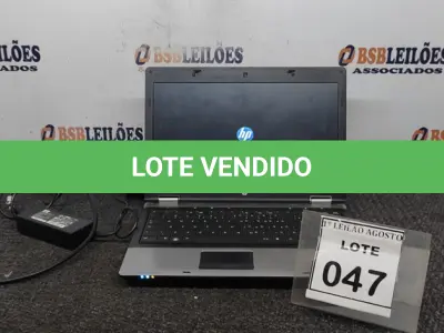 LOTE 047 - 01 NOTEBOOK COM FONTE MARCA A HP. (NO ESTADO) ATENÇÃO! FAZER A VISITAÇÃO ANTES DE ARREMATAR, NÃO SABEMOS SE FUNCIONA. LEILÃO NÃO TEM GARANTIA E NEM DEVOLUÇÃO, SUJEITO A POSSÍVEIS AVARIAS VISÍVEIS/OCULTAS E/OU AUSÊNCIA DE COMPONENTES.