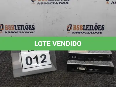LOTE 012 - 02 MINIS PC MARCA HP. (NO ESTADO) ATENÇÃO! FAZER A VISITAÇÃO ANTES DE ARREMATAR, NÃO SABEMOS SE FUNCIONA. LEILÃO NÃO TEM GARANTIA E NEM DEVOLUÇÃO, SUJEITO A POSSÍVEIS AVARIAS VISÍVEIS/OCULTAS E/OU AUSÊNCIA DE COMPONENTES.