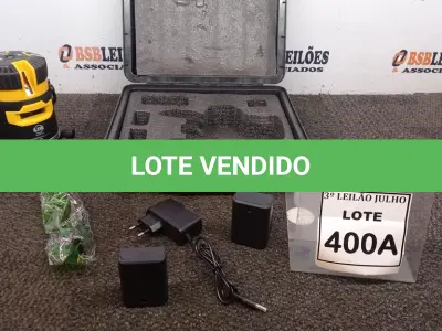 LOTE 400 - 01 NIVEL A LASER COM 2 BATERIAS MALETA ÓCULOS DE PROTEÇÃO (NO ESTADO) ATENÇÃO! FAZER A VISITAÇÃO ANTES DE ARREMATAR, NÃO SABEMOS SE FUNCIONA, LEILÃO NÃO TEM GARANTIA E NEM DEVOLUÇÃO, SUJEITO A POSSÍVEIS AVARIAS VISÍVEIS/OCULTAS E/OU AUSÊNCIA DE COMPONENTES.