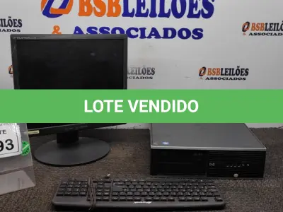 LOTE 293 - 01 COMPUTADOR. (NO ESTADO) ATENÇÃO! FAZER A VISITAÇÃO ANTES DE ARREMATAR, NÃO SABEMOS SE FUNCIONA, LEILÃO NÃO TEM GARANTIA E NEM DEVOLUÇÃO, SUJEITO A POSSÍVEIS AVARIAS VISÍVEIS/OCULTAS E/OU AUSÊNCIA DE COMPONENTES.