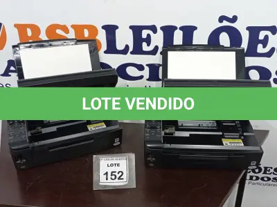 LOTE 152 - 02 IMPRESSORAS TX410 EPSON. (NO ESTADO) ATENÇÃO! FAZER A VISITAÇÃO ANTES DE ARREMATAR, NÃO SABEMOS SE FUNCIONA, LEILÃO NÃO TEM GARANTIA E NEM DEVOLUÇÃO, SUJEITO A POSSÍVEIS AVARIAS VISÍVEIS/OCULTAS E/OU AUSÊNCIA DE COMPONENTES.