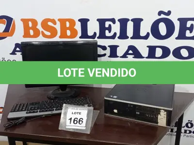 LOTE 166 - 01 COMPUTADOR. (NO ESTADO) ATENÇÃO! FAZER A VISITAÇÃO ANTES DE ARREMATAR, NÃO SABEMOS SE FUNCIONA. LEILÃO NÃO TEM GARANTIA E NEM DEVOLUÇÃO, SUJEITO A POSSÍVEIS AVARIAS VISÍVEIS/OCULTAS E/OU AUSÊNCIA DE COMPONENTES.
