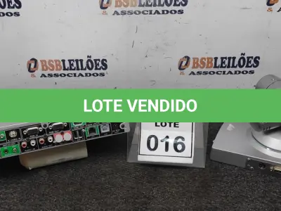 LOTE 016 - 01 SISTEMA DE VIDEOCONFERÊNCIA COM CÂMERA MARCA SONNY. (NO ESTADO) ATENÇÃO! FAZER A VISITAÇÃO ANTES DE ARREMATAR, NÃO SABEMOS SE FUNCIONA. LEILÃO NÃO TEM GARANTIA E NEM DEVOLUÇÃO, SUJEITO A POSSÍVEIS AVARIAS VISÍVEIS/OCULTAS E/OU AUSÊNCIA DE COMPONENTES.