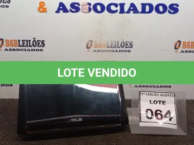 LOTE 064 - 01 NETBOOK MARCA ASUS. (NO ESTADO) ATENÇÃO! FAZER A VISITAÇÃO ANTES DE ARREMATAR, NÃO SABEMOS SE FUNCIONA. LEILÃO NÃO TEM GARANTIA E NEM DEVOLUÇÃO, SUJEITO A POSSÍVEIS AVARIAS VISÍVEIS/OCULTAS E/OU AUSÊNCIA DE COMPONENTES.