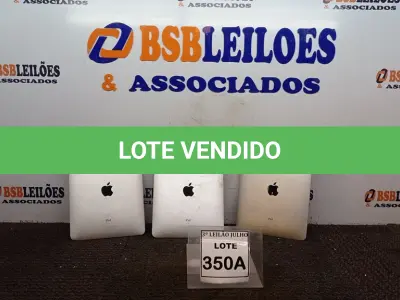 LOTE 350 - 03 IPAD’S. (NO ESTADO) ATENÇÃO! FAZER A VISITAÇÃO ANTES DE ARREMATAR, NÃO SABEMOS SE FUNCIONA, LEILÃO NÃO TEM GARANTIA E NEM DEVOLUÇÃO, SUJEITO A POSSÍVEIS AVARIAS VISÍVEIS/OCULTAS E/OU AUSÊNCIA DE COMPONENTES.