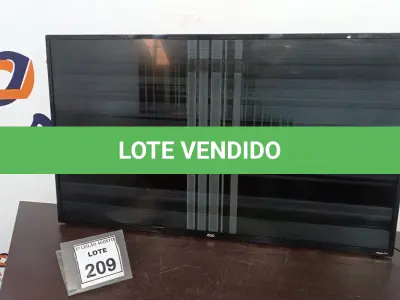 LOTE 209 - 01 SMART TV LED 43’’ MARCA AOC. (NO ESTADO) ATENÇÃO! FAZER A VISITAÇÃO ANTES DE ARREMATAR, NÃO SABEMOS SE FUNCIONA, LEILÃO NÃO TEM GARANTIA E NEM DEVOLUÇÃO, SUJEITO A POSSÍVEIS AVARIAS VISÍVEIS/OCULTAS E/OU AUSÊNCIA DE COMPONENTES.