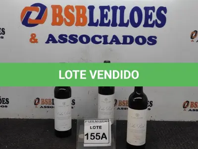 LOTE 155 - 03 GARRAFAS DE VINHO TINTO VALA REAL PORTUGUÊS SAFRA 2019 750ML. (NO ESTADO) ATENÇÃO! FAZER A VISITAÇÃO ANTES DE ARREMATAR, NÃO SABEMOS SE FUNCIONA, LEILÃO NÃO TEM GARANTIA E NEM DEVOLUÇÃO, SUJEITO A POSSÍVEIS AVARIAS VISÍVEIS/OCULTAS E/OU AUSÊNCIA DE COMPONENTES.